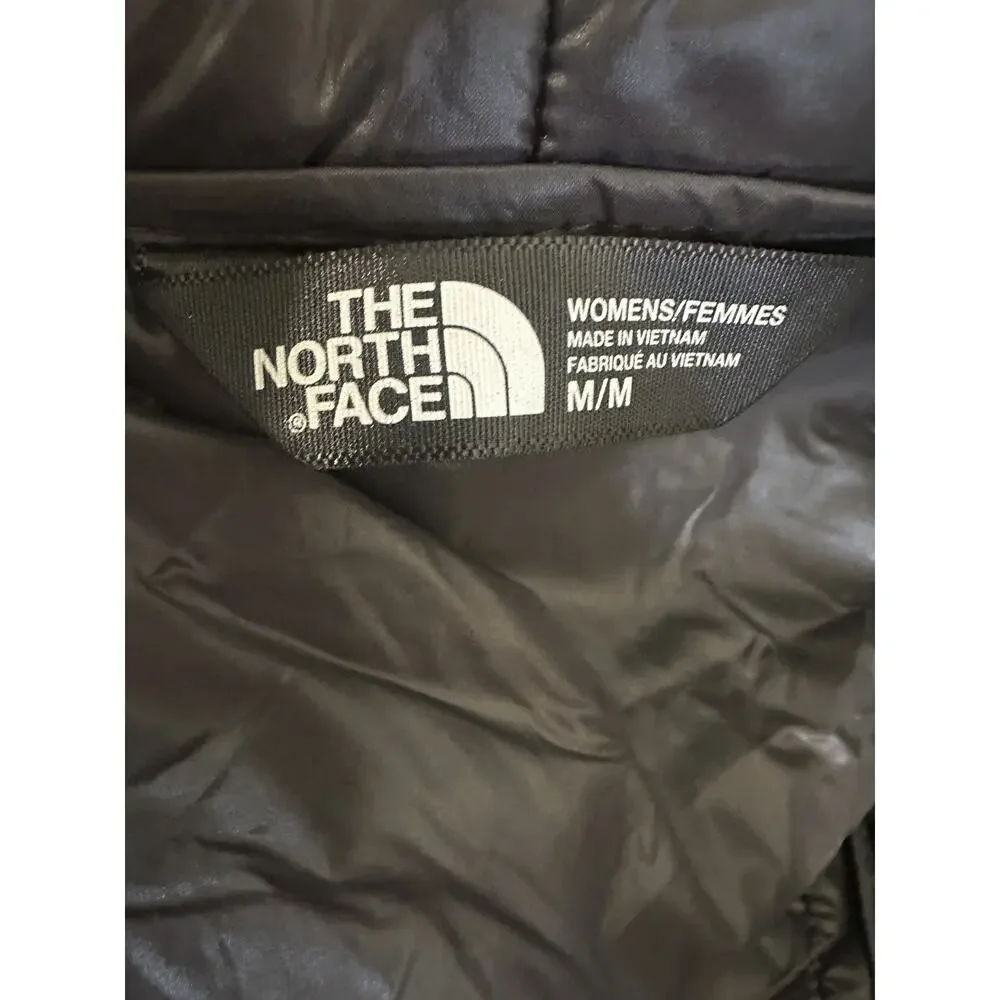 The North Face ThermoBall Parka Jacket Gray Puffer Hooded Outdoor Women's Medium - Picture 10 of 16